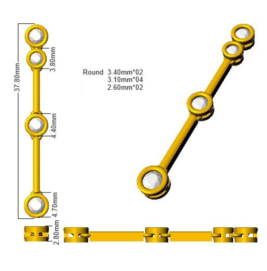 SE6331 — Earrings - 9k Yellow Gold detail