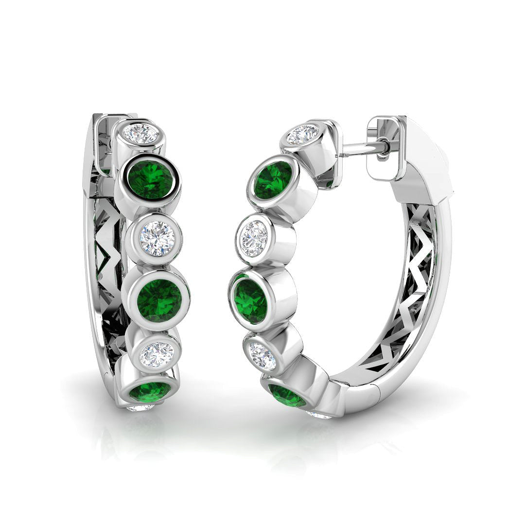 SE6332 — Earrings - 9k White Gold