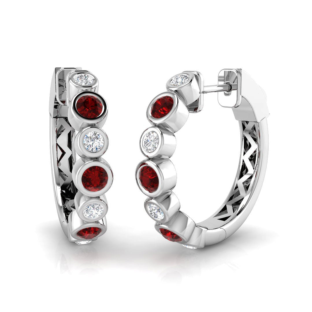 SE6332 — Earrings - 9k White Gold