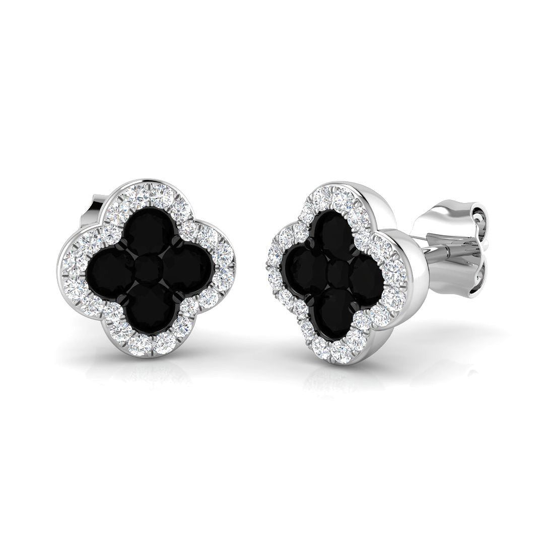 SE6338 — Earrings - 9k White Gold