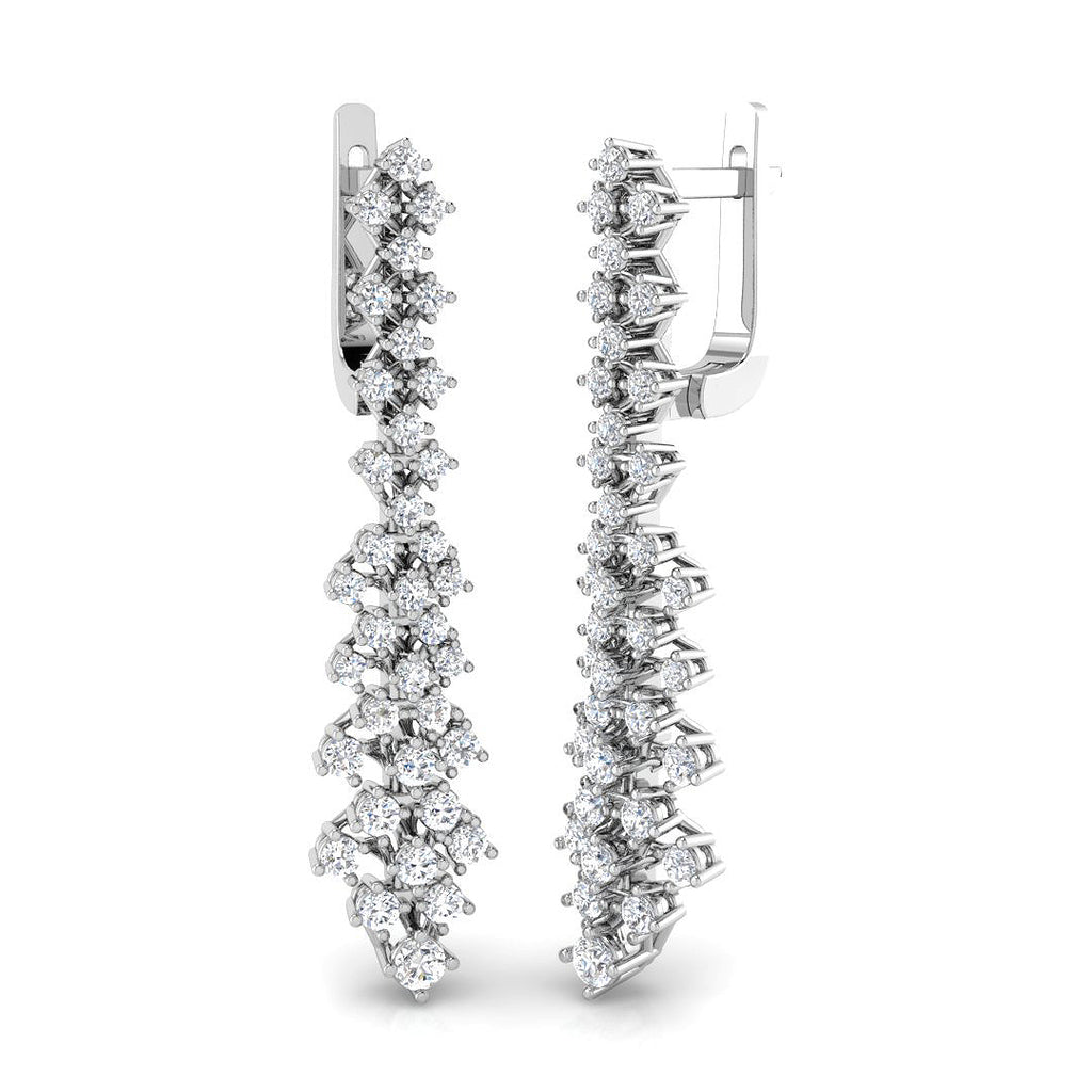 SE6341 — Earrings - 9k White Gold