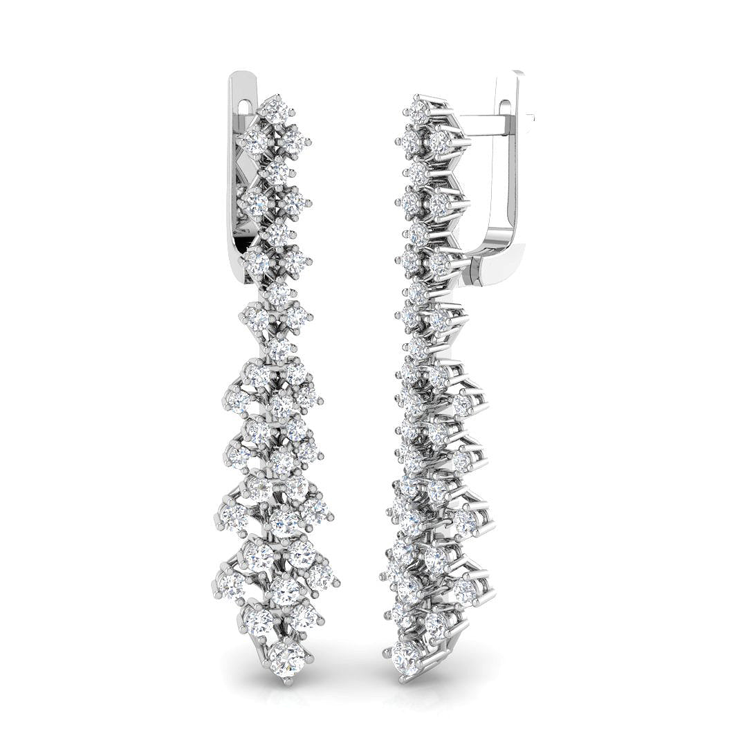 SE6341 — Earrings - 9k White Gold