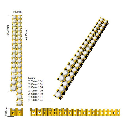 SE6343 — Earrings - 9k Yellow Gold detail