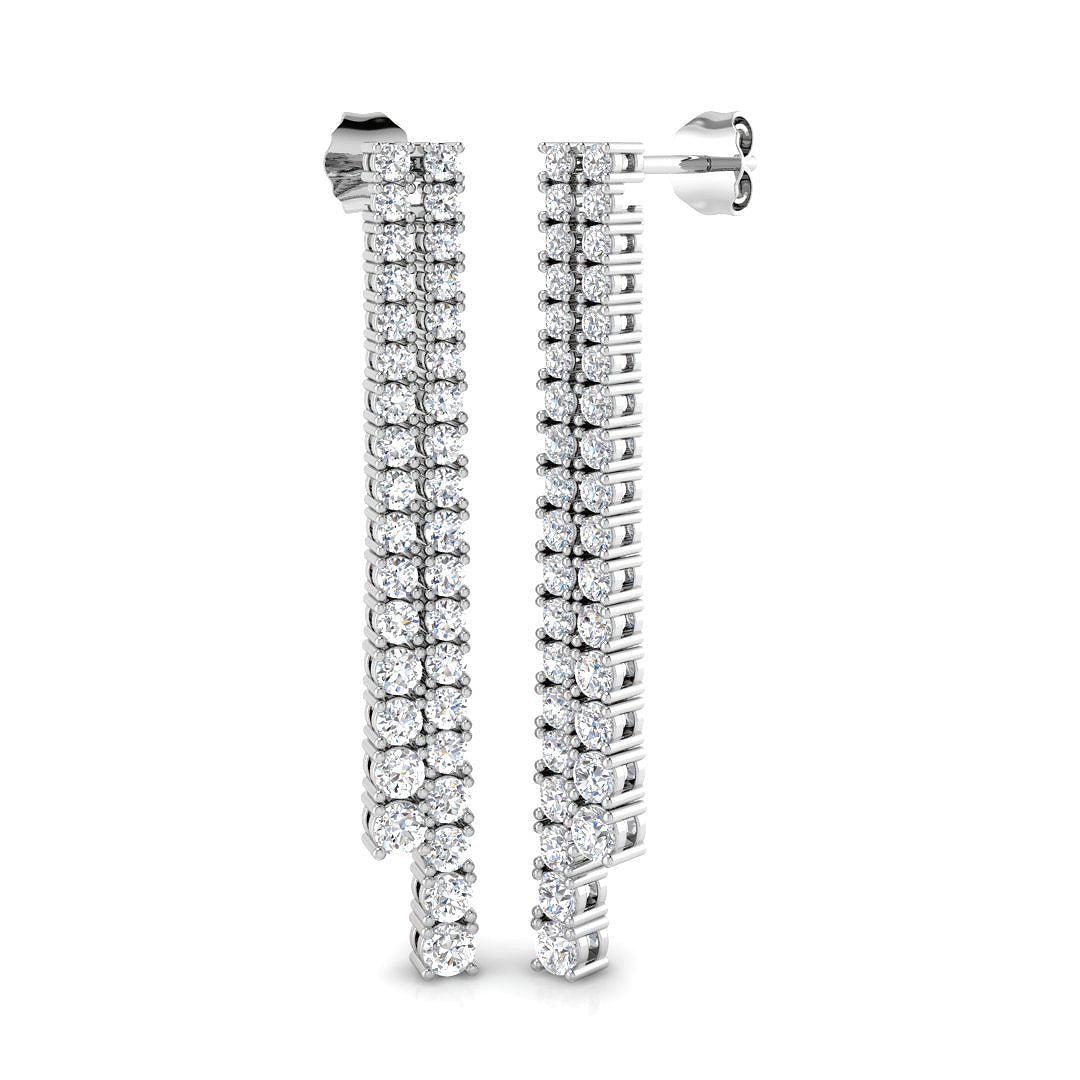 SE6343 — Earrings - 9k White Gold