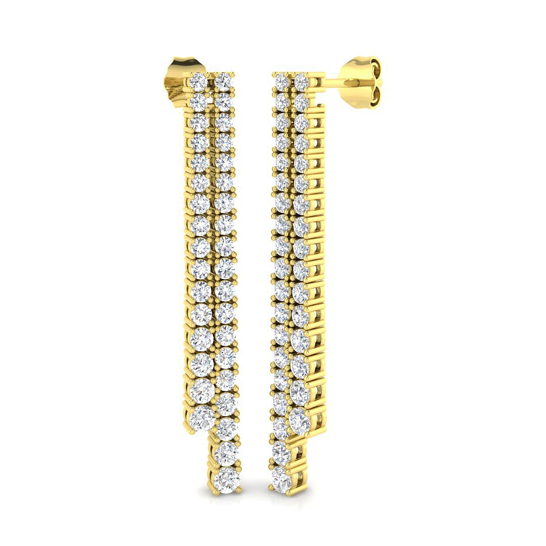 SE6343 — Earrings - 9k Yellow Gold