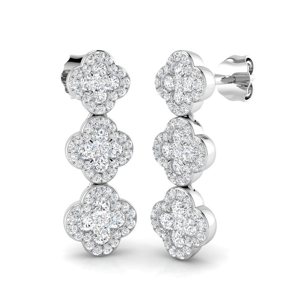 SE6348 — Earrings - 9k White Gold