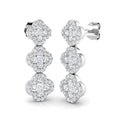 SE6348 — Earrings - 9k White Gold