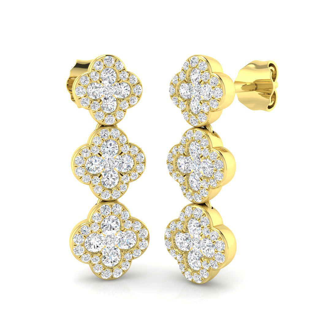 SE6348 — Earrings - 9k Yellow Gold