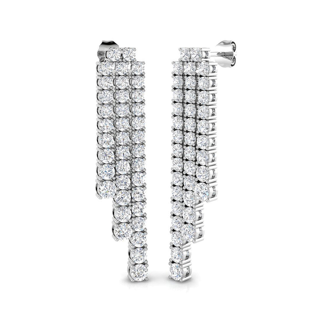 SE6349 — Earrings - 9k White Gold