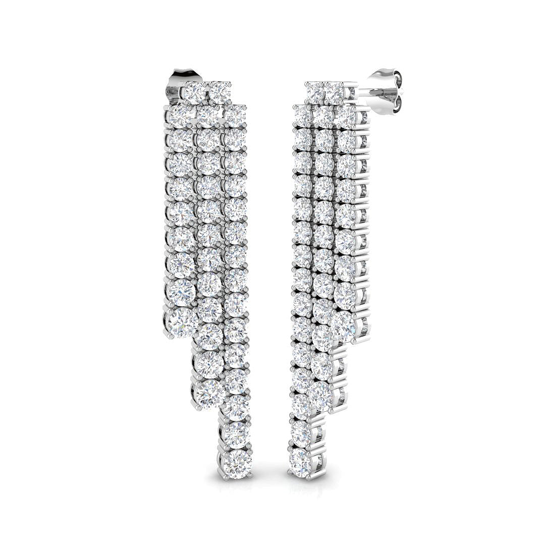 SE6349 — Earrings - 9k White Gold