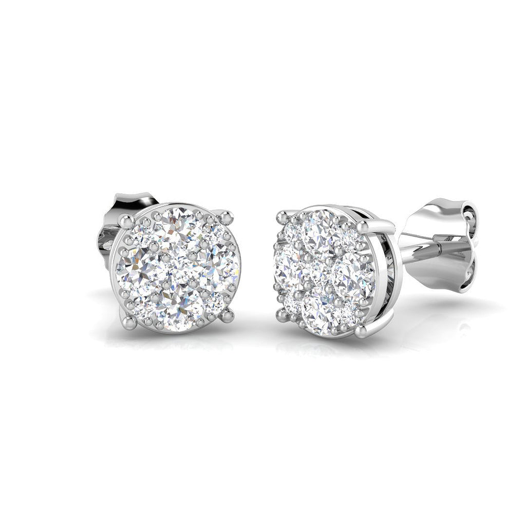 SE6357 — Earrings - 9k White Gold
