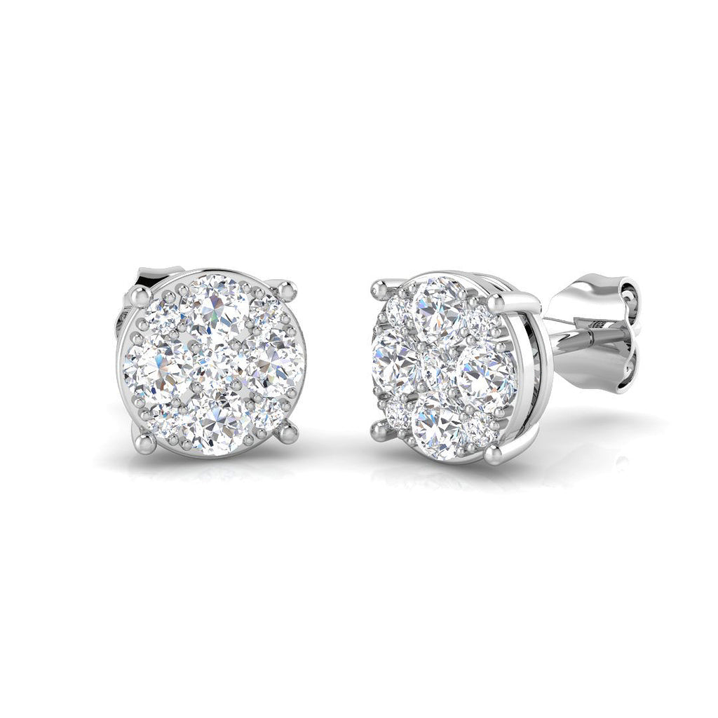 SE6358 — Earrings - 9k White Gold