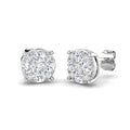 SE6358 — Earrings - 9k White Gold