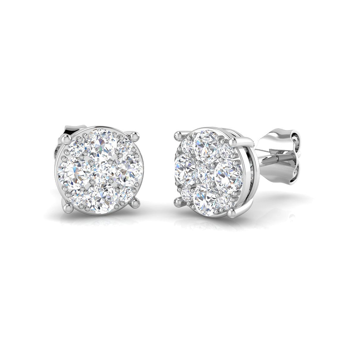 SE6358 — Earrings - 9k White Gold