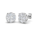 SE6359 — Earrings - 9k White Gold