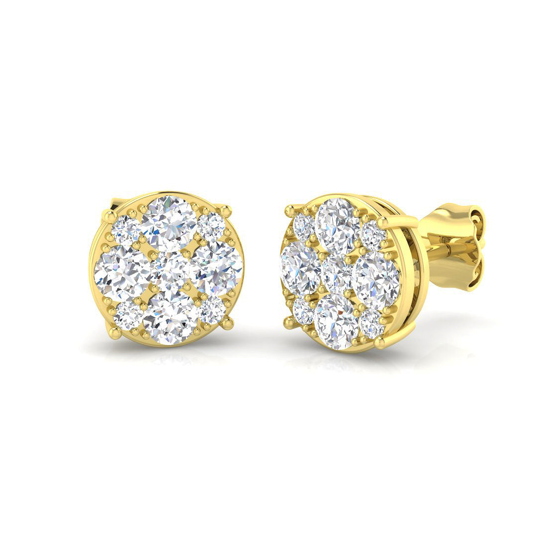 SE6359 — Earrings - 9k Yellow Gold