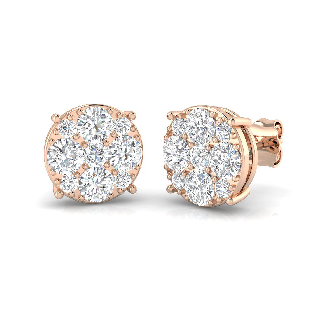 SE6360 — Earrings - 9k Rose Gold