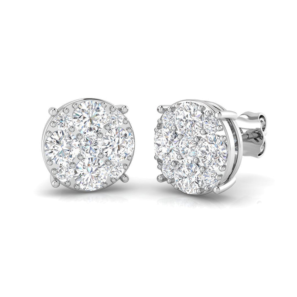SE6360 — Earrings - 9k White Gold