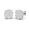 SE6360 — Earrings - 9k White Gold