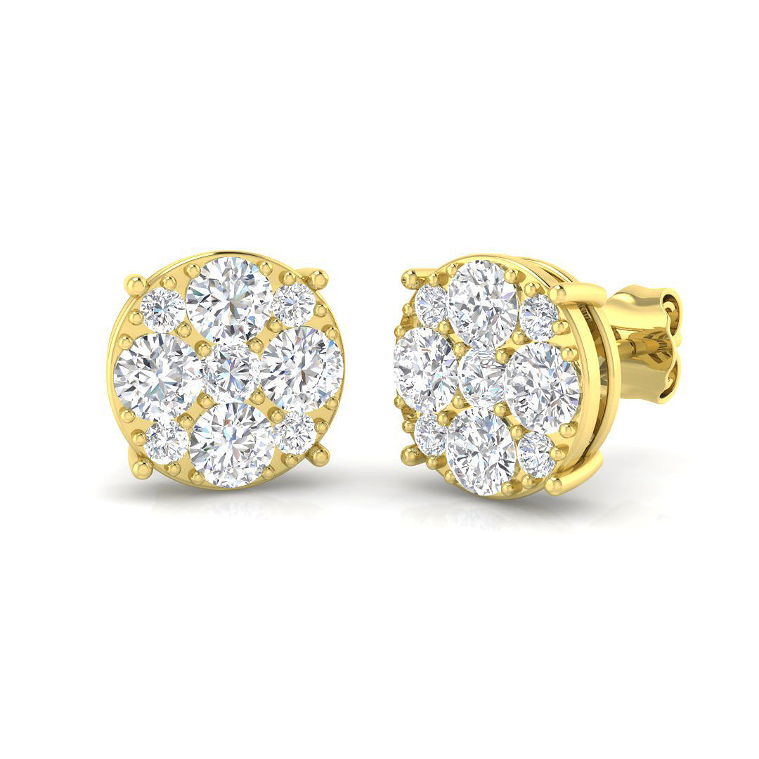 SE6360 — Earrings - 9k Yellow Gold