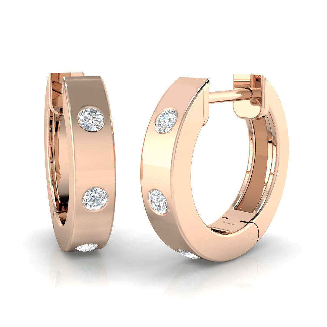 SE6363 — Earrings - 9k Rose Gold