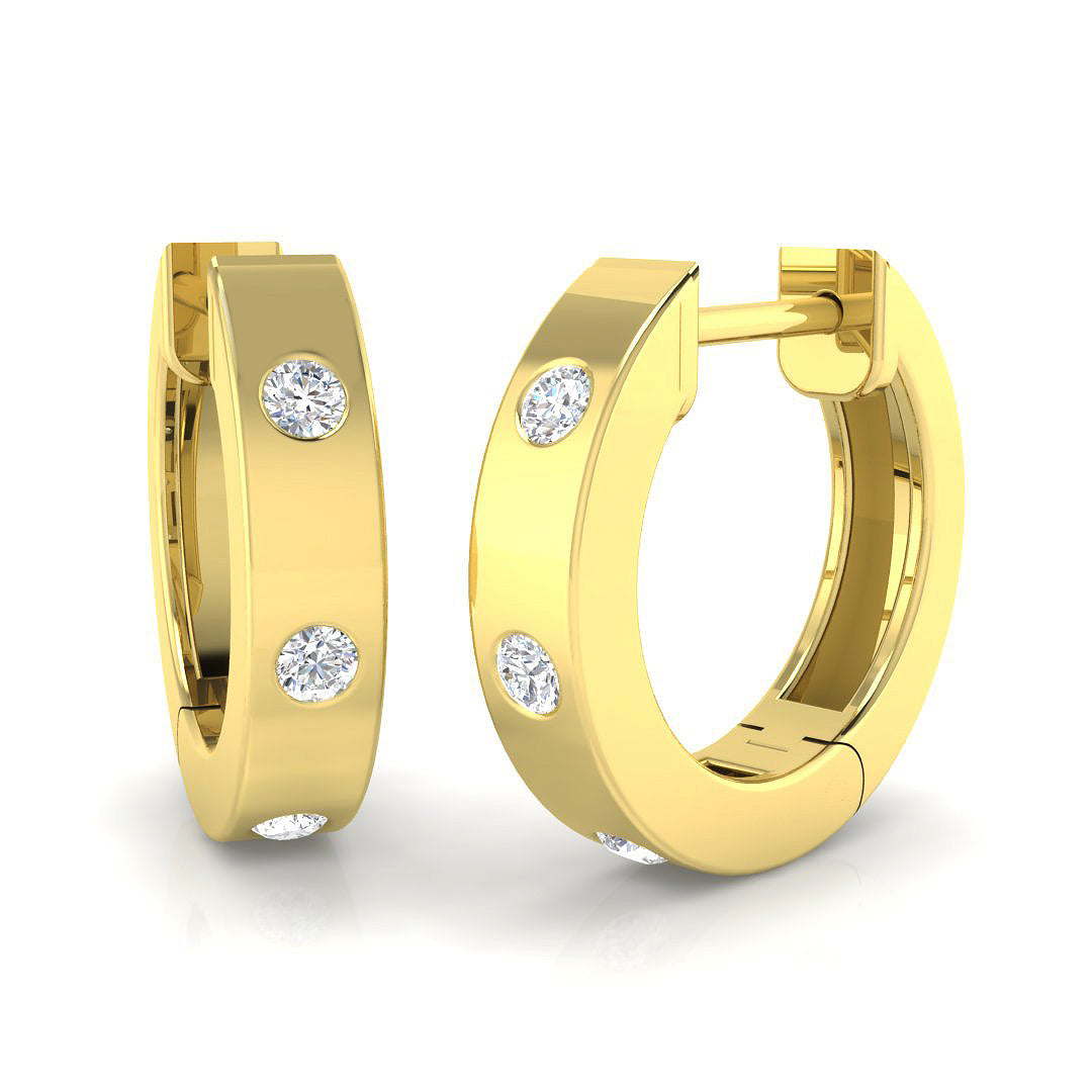 SE6363 — Earrings - 9k Yellow Gold