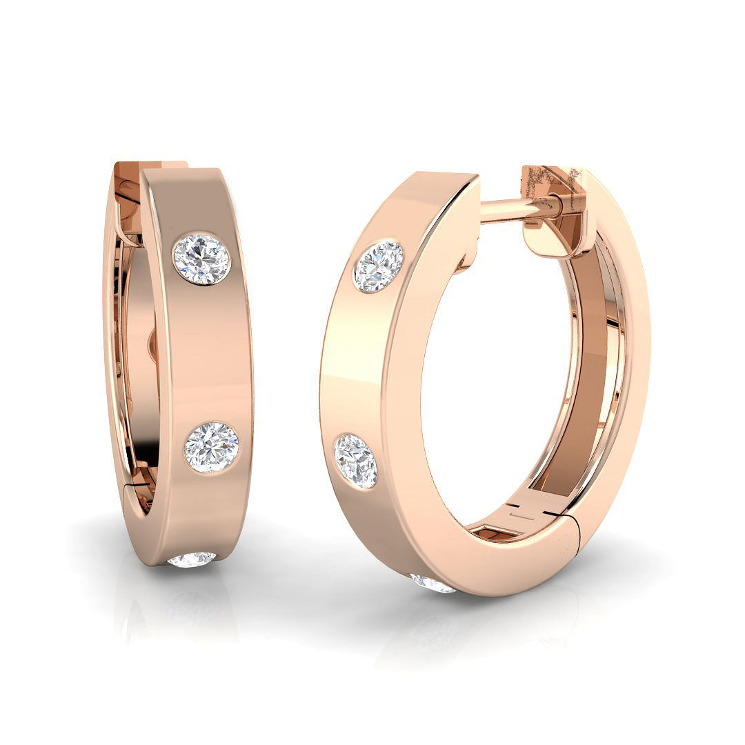 SE6364 — Earrings - 9k Rose Gold
