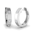 SE6364 — Earrings - 9k White Gold
