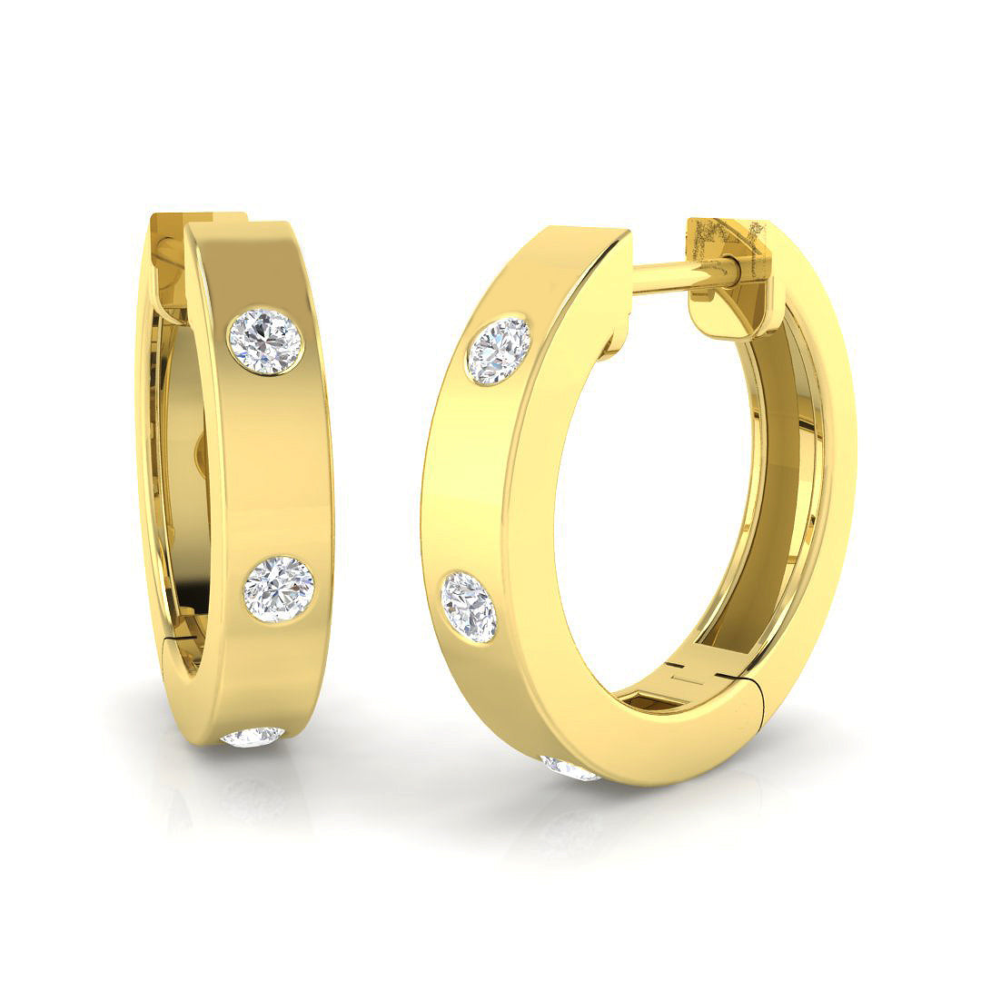 SE6364 — Earrings - 9k Yellow Gold