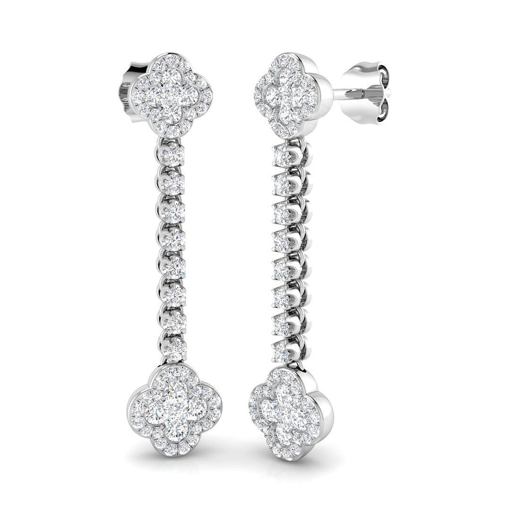 SE6365 — Earrings - 9k White Gold