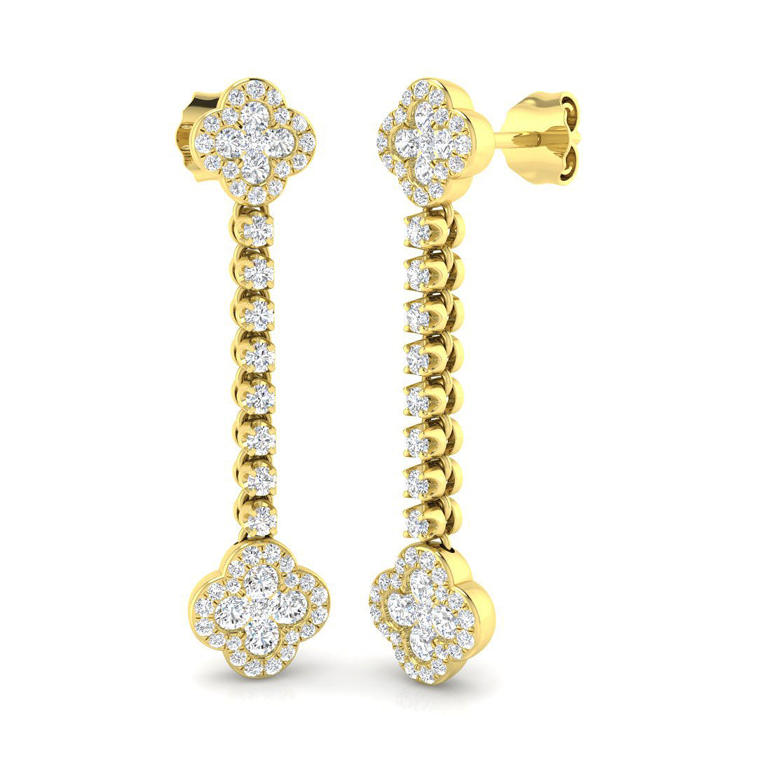 SE6365 — Earrings - 9k Yellow Gold