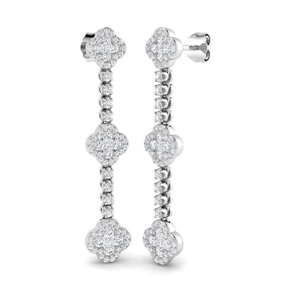 SE6366 — Earrings - 9k White Gold