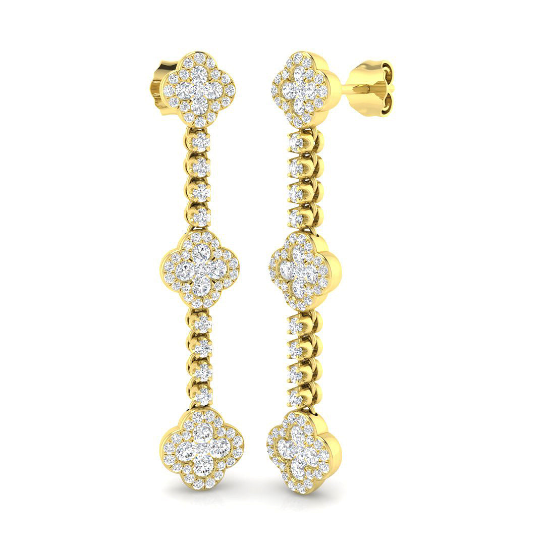 SE6366 — Earrings - 9k Yellow Gold