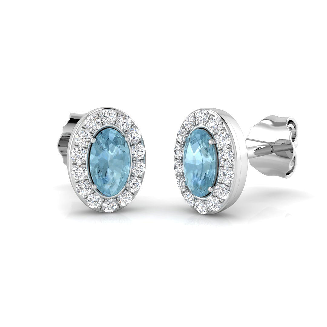 SE6368 — Earrings - 9k White Gold