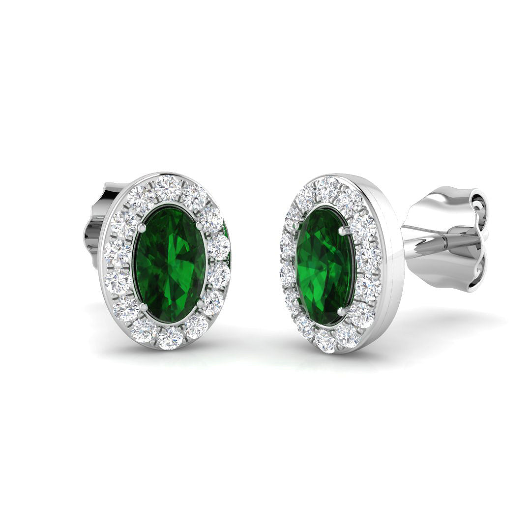 SE6368 — Earrings - 9k White Gold