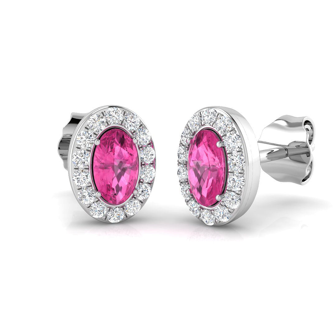 SE6368 — Earrings - 9k White Gold
