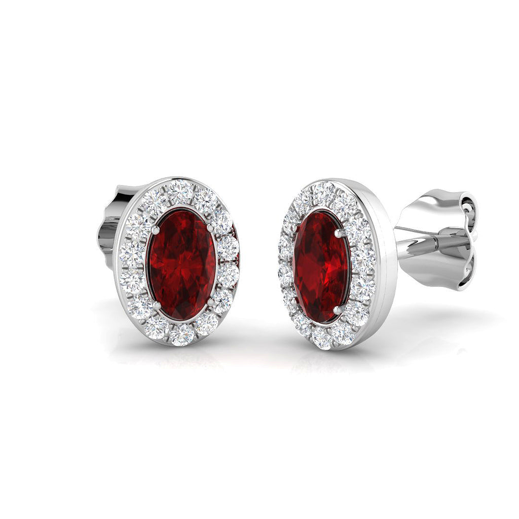 SE6368 — Earrings - 9k White Gold