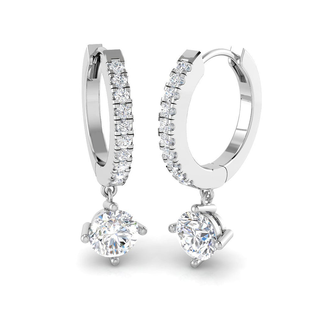 SE6369 — Earrings - 9k White Gold
