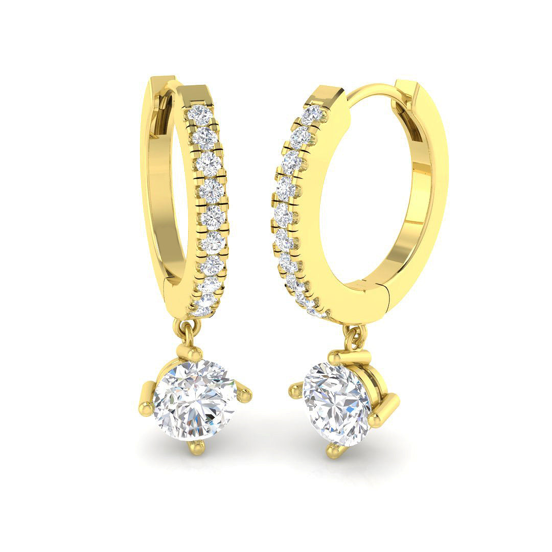 SE6369 — Earrings - 9k Yellow Gold
