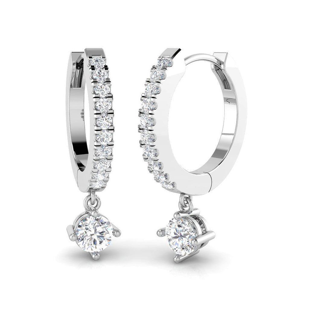 SE6370 — Earrings - 9k White Gold