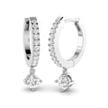 SE6370 — Earrings - 9k White Gold