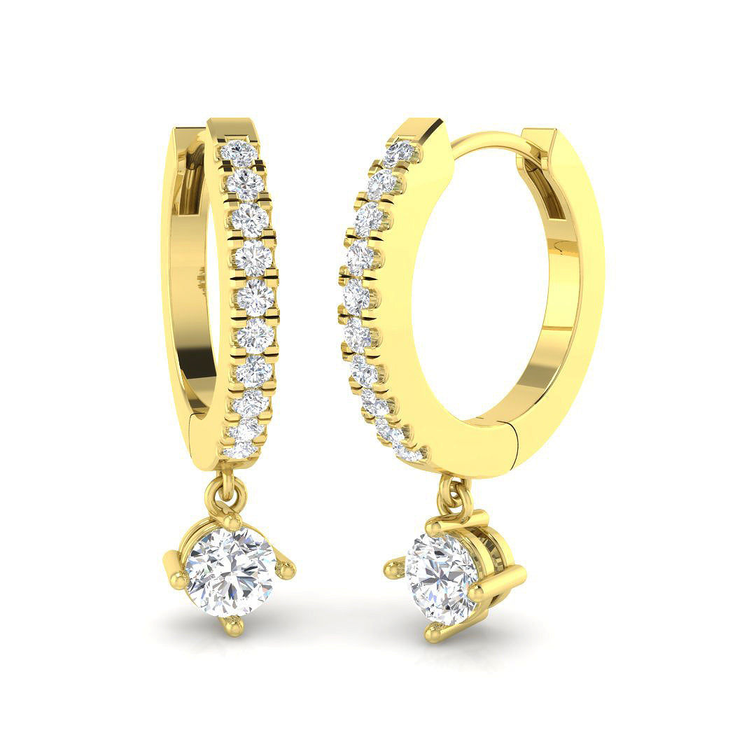 SE6370 — Earrings - 9k Yellow Gold