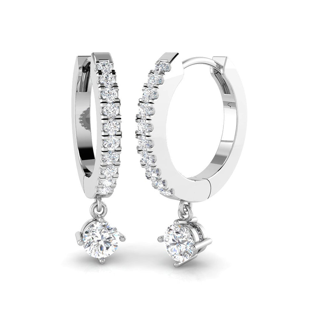 SE6371 — Earrings - 9k White Gold