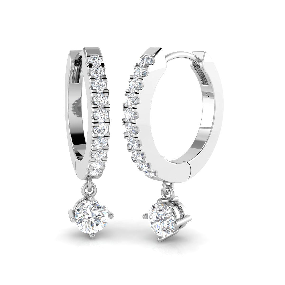 SE6371 — Earrings - 9k White Gold
