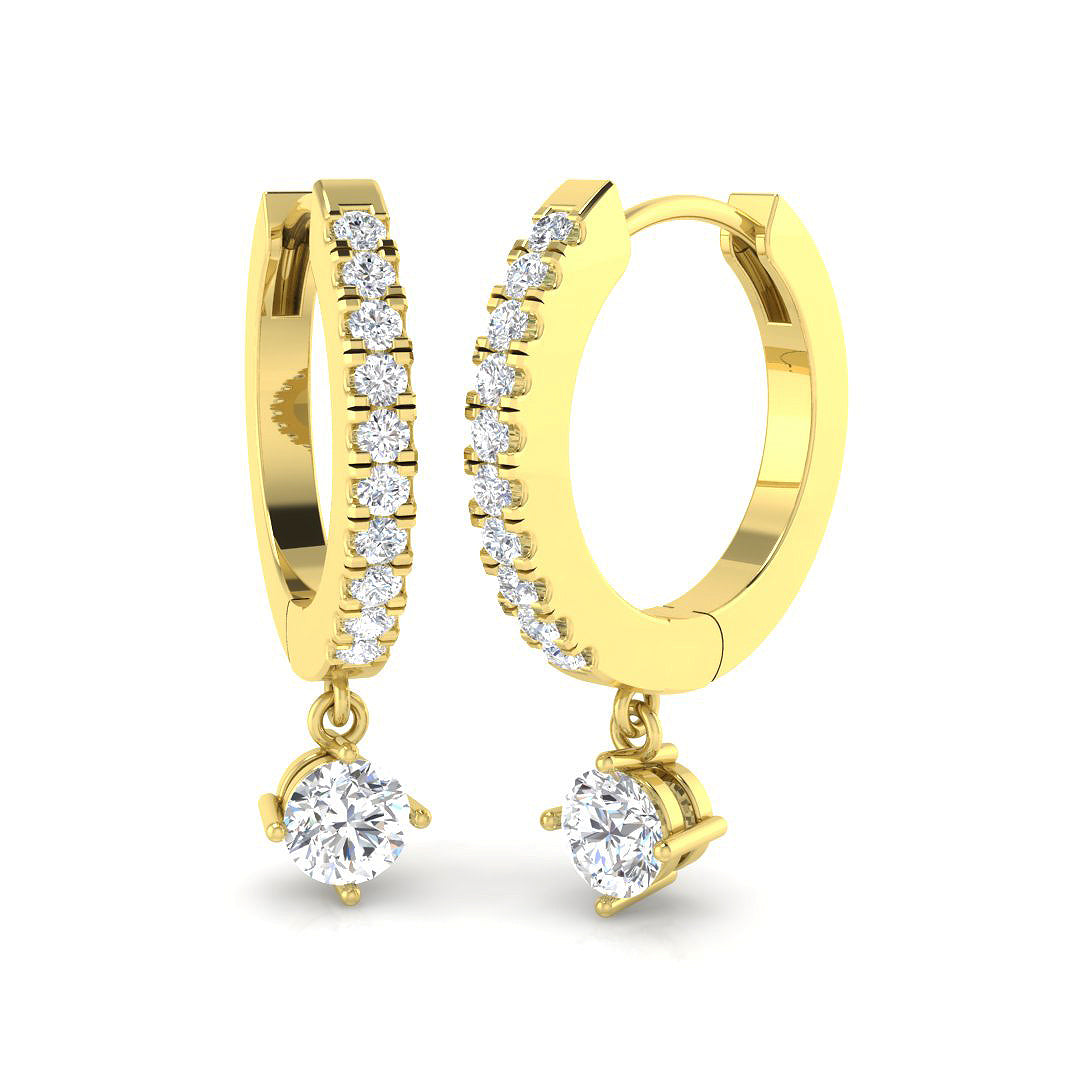 SE6371 — Earrings - 9k Yellow Gold