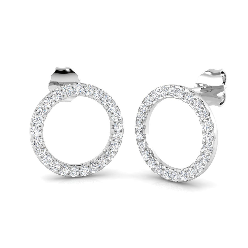 SE6372 — Earrings - 9k White Gold
