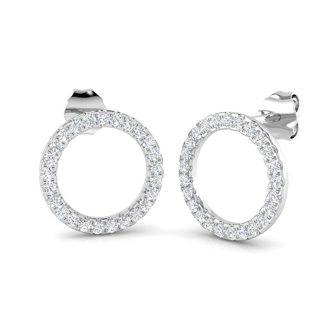 SE6372 — Earrings - 9k White Gold