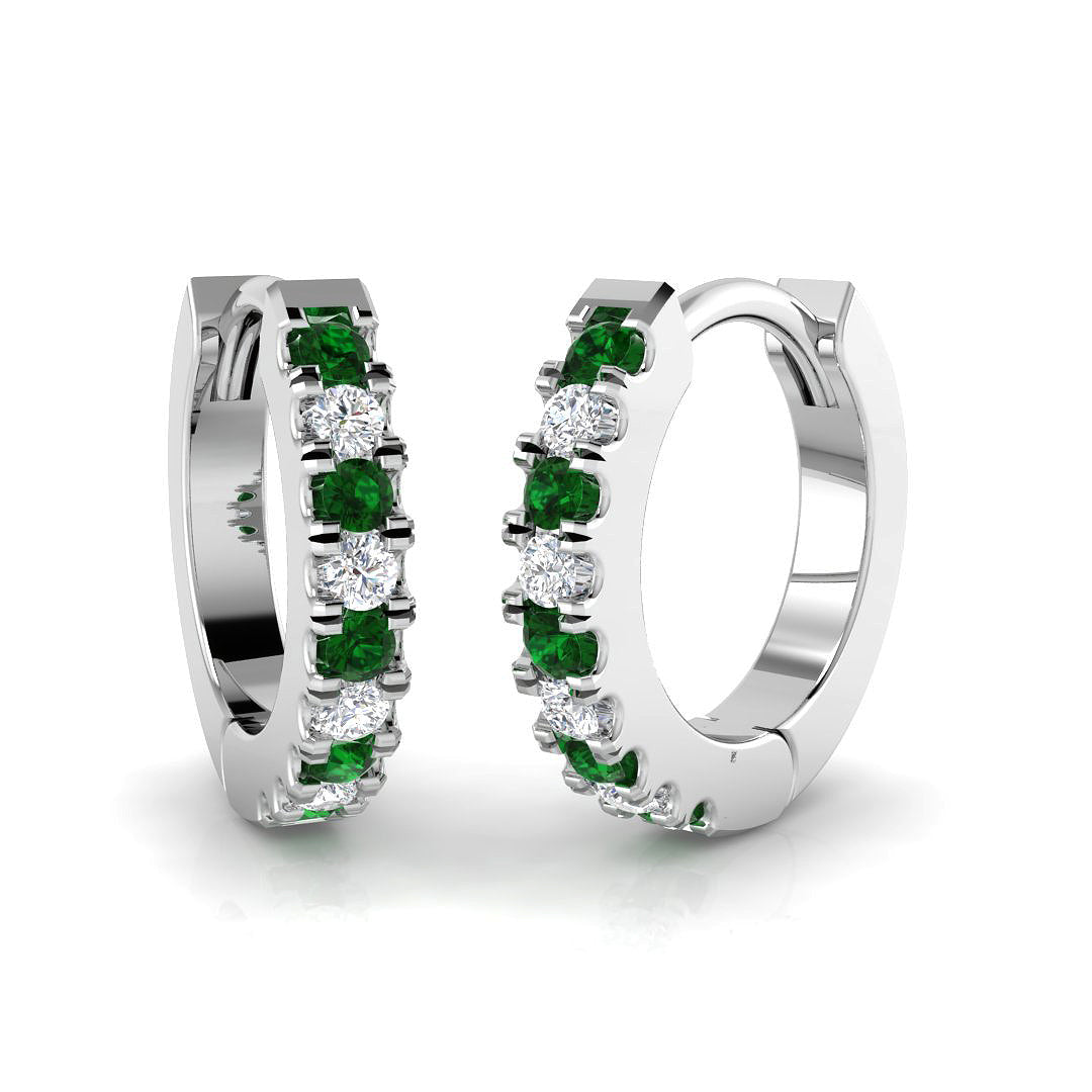 SE6373 — Earrings - 9k White Gold