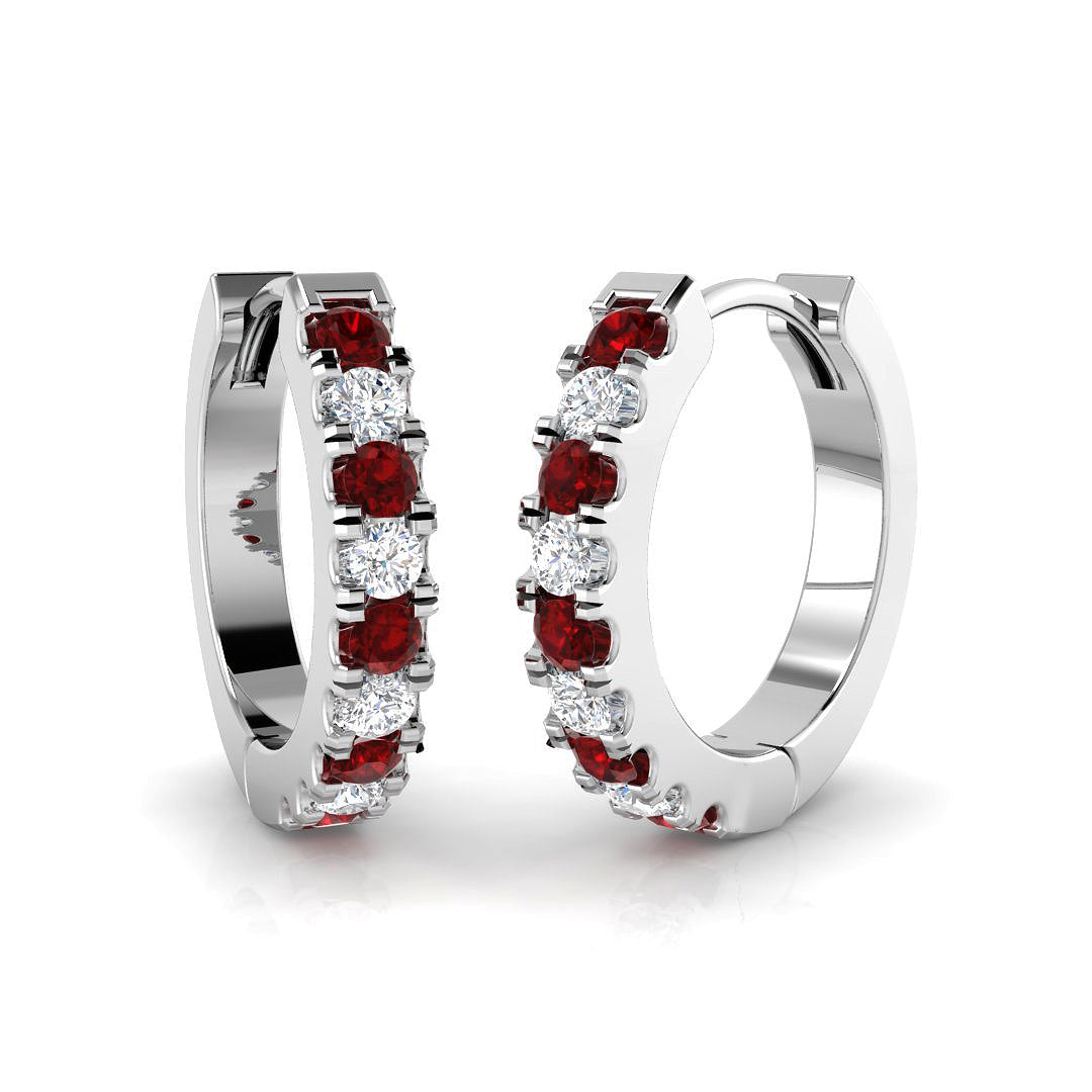 SE6374 — Earrings - 9k White Gold