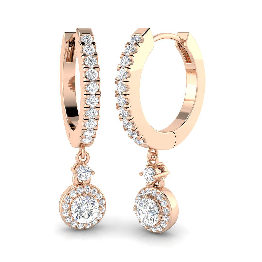 SE6376-3.5 — Earrings - 9k Rose Gold
